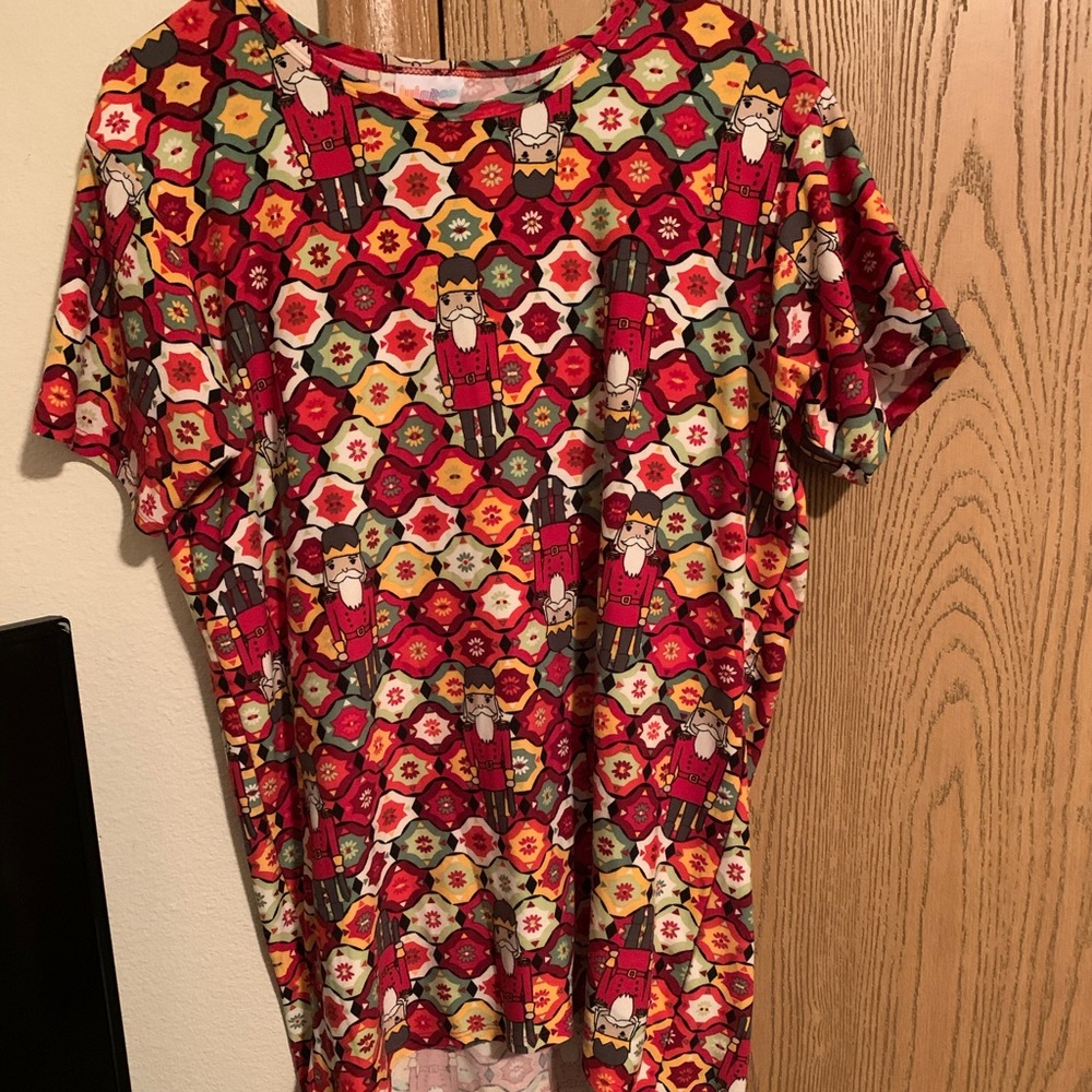 Lularoe Nutcracker Christmas top